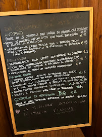 Menu du Trattoria del Cimino dal 1895 à Caprarola
