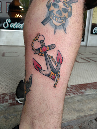 Explore banner tattoo ideas, creative tattoo ideas in Monroe, available at No Cross No Crown Tattoo Company