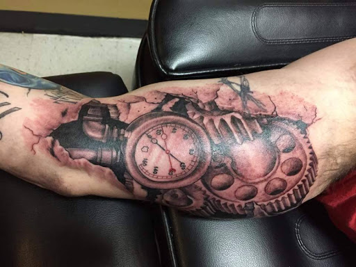 Explore cool forearm tattoo ideas, creative tattoo ideas in Savannah, available at Tatlyfe Studios