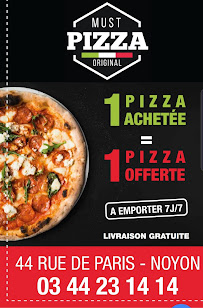Carte du Must Pizza à Noyon