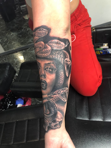 Explore dark cover up tattoo ideas male, creative tattoo ideas in Sarasota, available at SEVEN SINS Tattoo Studio