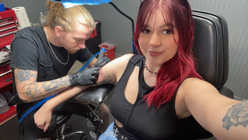 Explore stroke tattoo ideas, creative tattoo ideas in Englewood, available at Point of Entry Tattoo