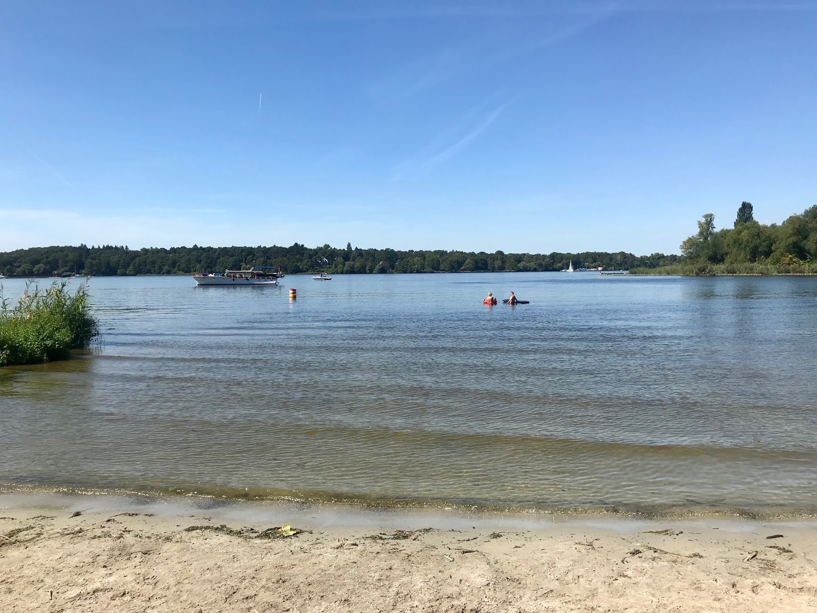 Foto von Badestelle Lieper Bucht mit beiger sand Oberfläche
