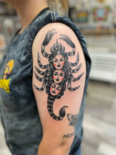 Explore infantry tattoo ideas, creative tattoo ideas in Shreveport, available at Ghostfire Tattoo and Piercing