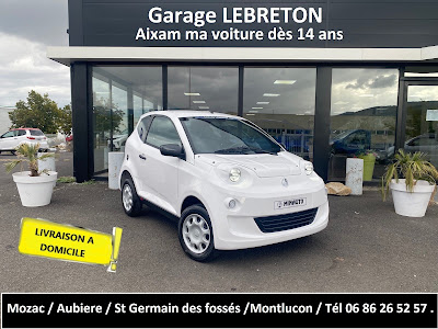 Garage Lebreton 15 voiture sans permis à Saint flour à Saint-Flour