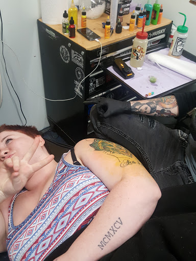 Explore anime sleeve tattoo ideas, creative tattoo ideas in Dallas, available at Freak Show Studio