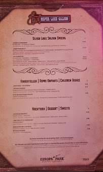 Silver Lake Saloon à Rust menu