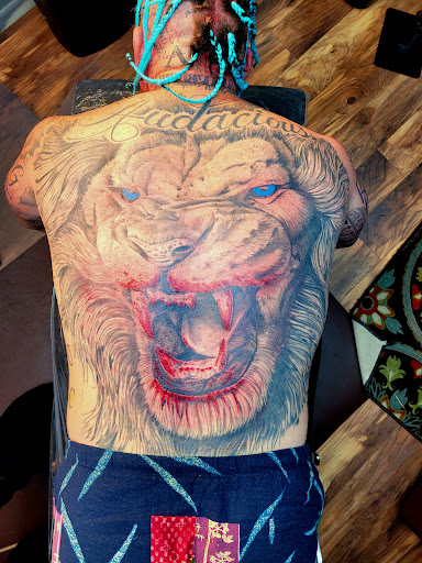 Explore chicano sleeve tattoo ideas, creative tattoo ideas in Bradenton, available at Memory Lane Tattoo Co.