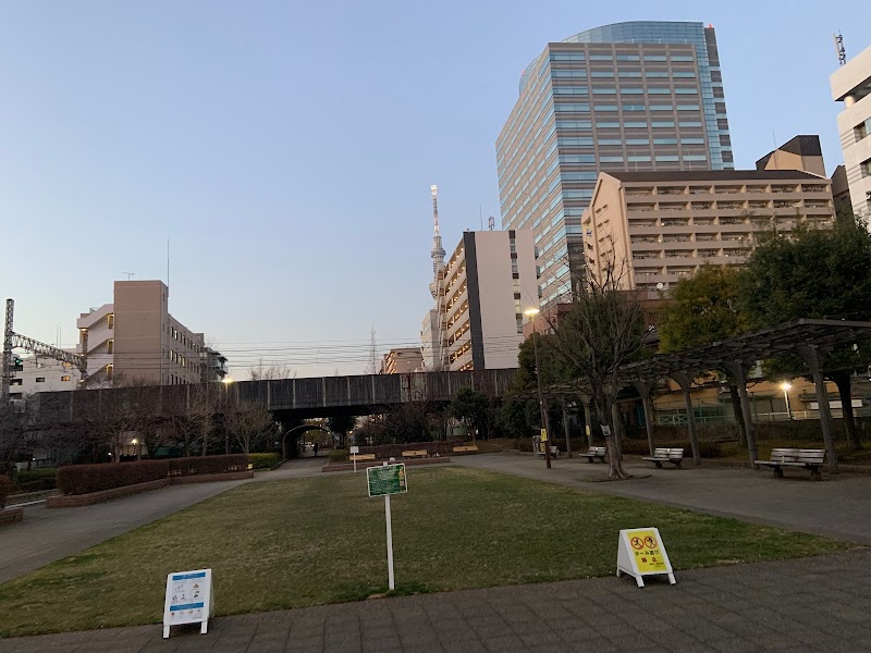 大横川親水公園 南端