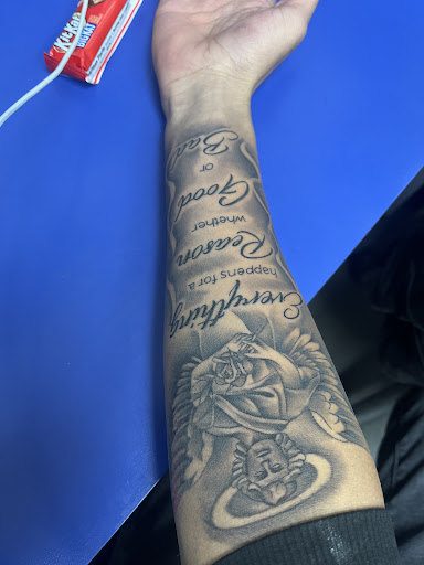 Find best friend small tattoo ideas for your next unique tattoo in Denver at Nocturnal Tattoo