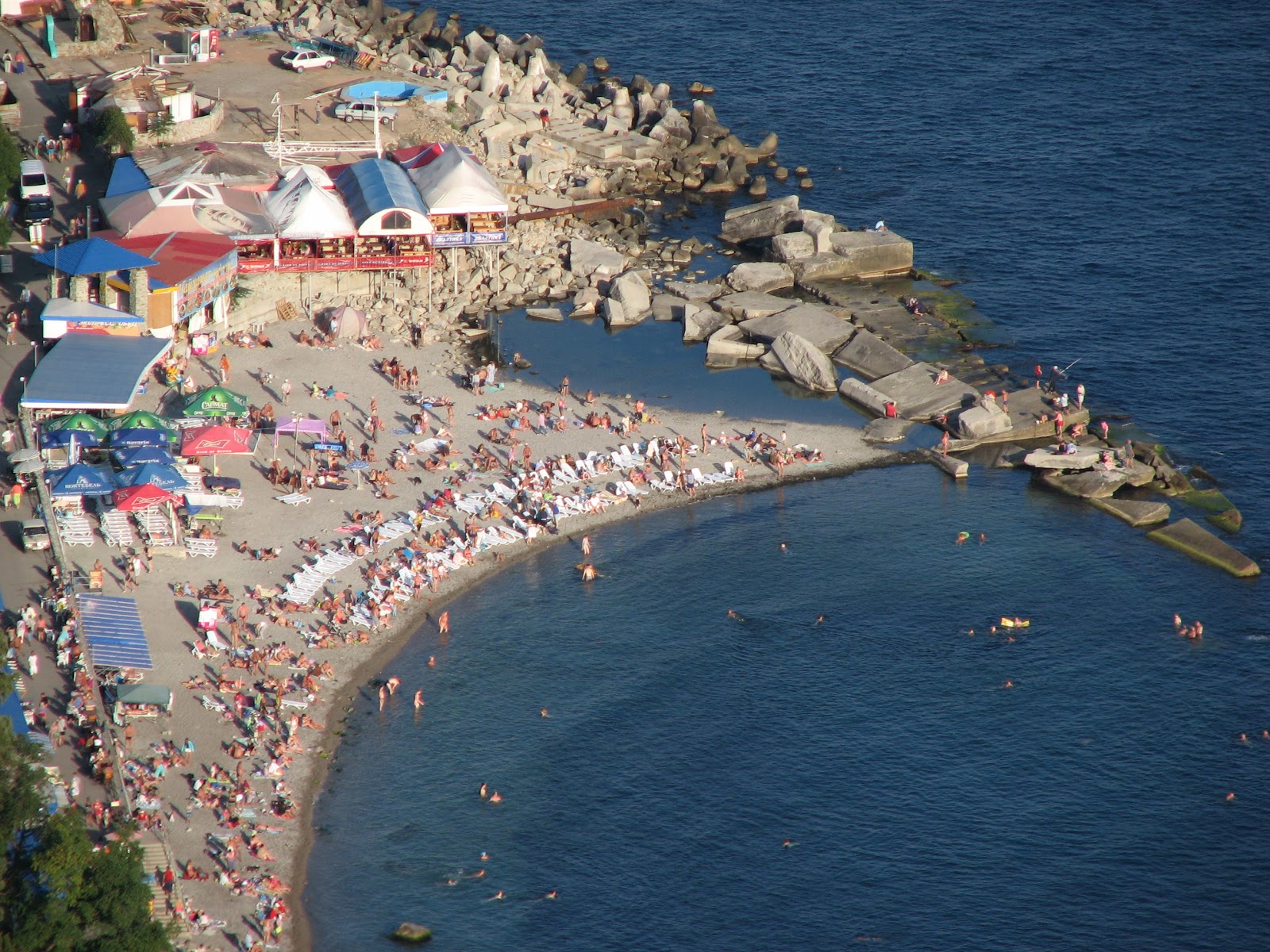 Foto af Simeiz beach med lille bugt