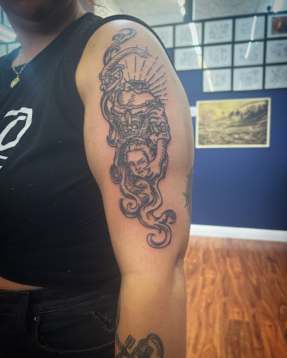 Explore small flash tattoo ideas, creative tattoo ideas in Cocoa, available at Rorschach Tattoo Shop and Piercing Studio