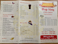 Menu du Hop-Sing China-Imbiss à Ostfildern