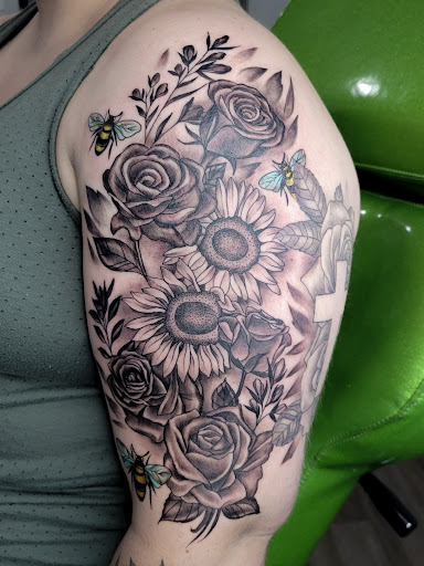 Explore yin yang tattoo ideas female, creative tattoo ideas in Three Rivers, available at Portfolio Ink, LLC