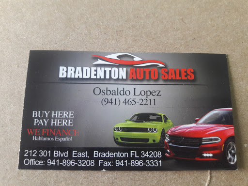 Used Car Dealer «Bradenton Auto Sales Inc.», reviews and photos, 212 301 Blvd E, Bradenton, FL 34208, USA