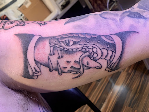 Explore fantasy tattoo ideas, creative tattoo ideas in Albuquerque, available at Holy Fool Tattoo Club