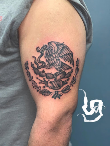 Explore oogie boogie tattoo ideas, creative tattoo ideas in Florissant, available at St. Louis Ink