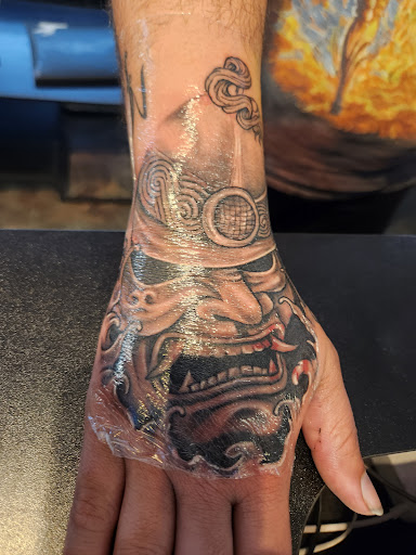 Explore hydrangea tattoo ideas, creative tattoo ideas in Mesa, available at Ranger Tattoo & Piercing