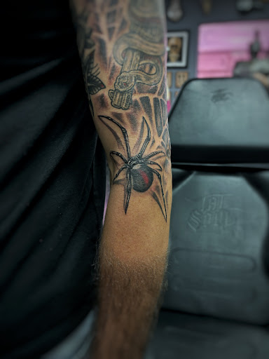 Explore dark themed tattoo ideas, creative tattoo ideas in Fort Myers, available at Loyal 2 The Coil Tattoos & Piercings (Edison Mall Location Entrance F)