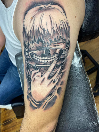 Explore religious tattoo ideas for guys, creative tattoo ideas in Sioux City, available at Thorn-Side Tattoo & Piercing