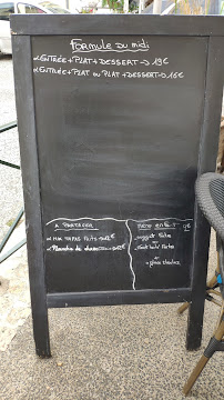 Menu / carte de Le café de Marius à Mèze