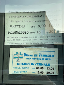 Farmacia Iaccarino Dott.ssa Caterina Via Scafati, 14, 80050 Santa Maria la Carità NA, Italia