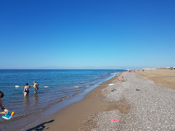 Photo de Bogazkent beach avec rivage droit, long