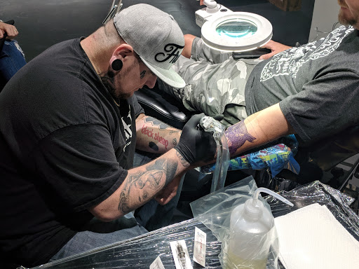 Explore mens family tattoo ideas, creative tattoo ideas in Winston Salem, available at Deja Vu