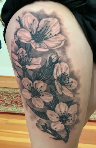 Explore hell hound tattoo ideas, creative tattoo ideas in Longview, available at Burning Rock Tattoo