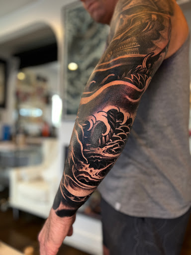 Explore honey pot tattoo ideas, creative tattoo ideas in San Diego, available at Guru Tattoo