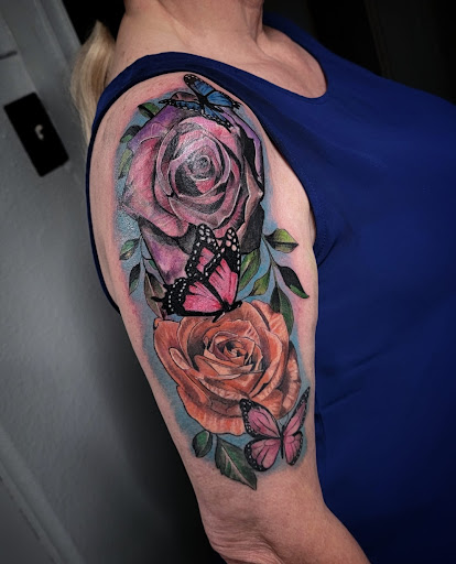 Explore cool forearm tattoo ideas, creative tattoo ideas in Debary, available at Divine Line Tattoos