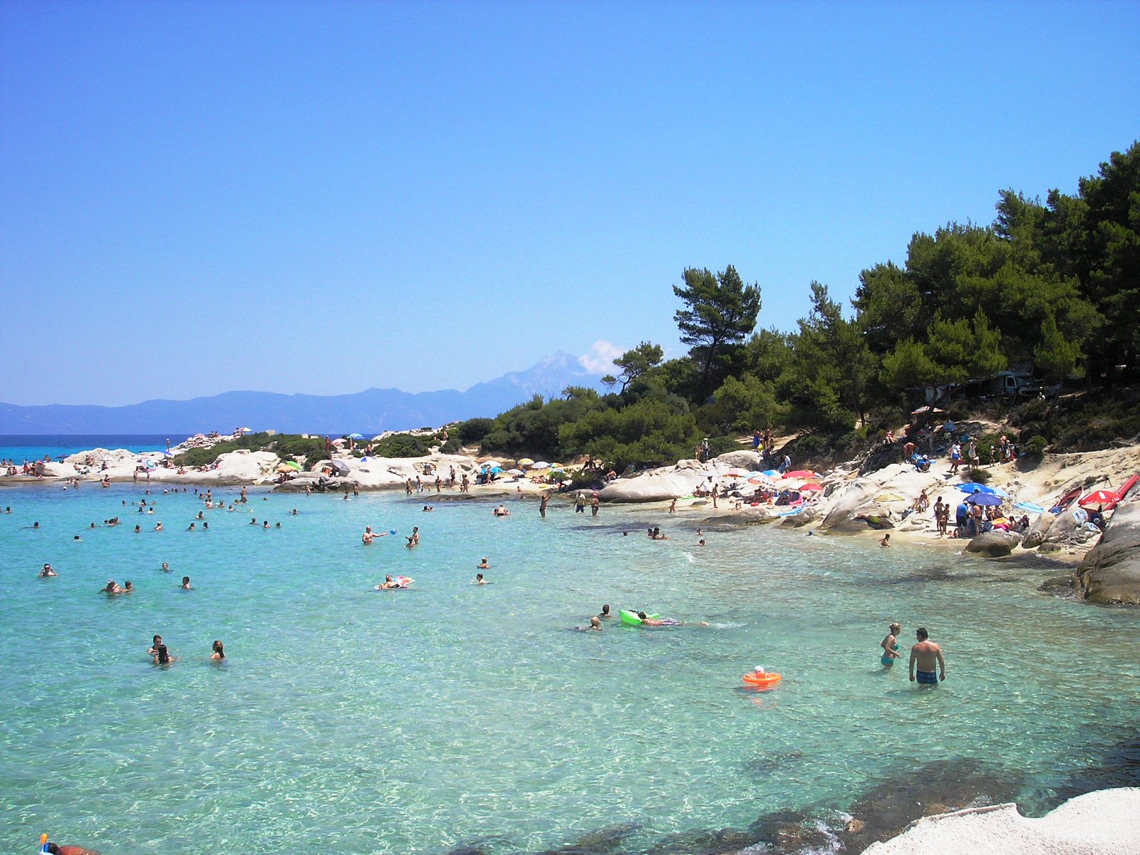 Photo of Kavourotrypes Beach with bright fine sand surface