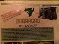 Restaurant Barracao à Paris - menu / carte