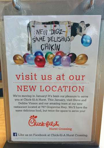 Fast Food Restaurant «Chick-fil-A», reviews and photos, 460 Grapevine Hwy, Hurst, TX 76054, USA