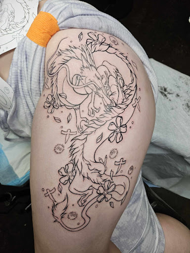 Explore tattoo ideas for chest piece, creative tattoo ideas in Port Orchard, available at Whimsy & Wraith Tattoo LLC