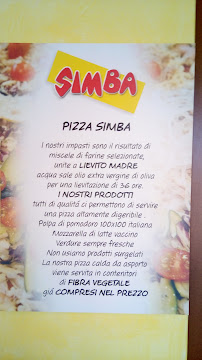 Pizza Simba - Catering Verona Catering Verona - Di Tollini Gabriele à Vago carte