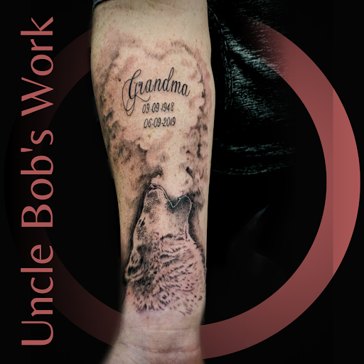 Explore marathon tattoo ideas, creative tattoo ideas in Clarksville, available at Uncle Bobs Tattoos