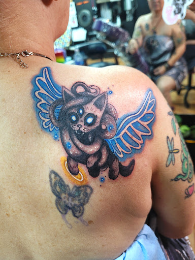 Explore great christian tattoo ideas, creative tattoo ideas in Benton, available at Spectrum Tattoo