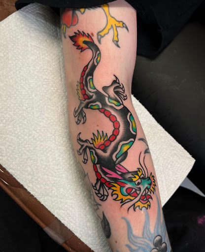 Explore moon tattoo ideas for guys, creative tattoo ideas in Georgetown, available at Iron Rite Tattoo South