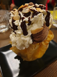Crème glacée frite du Restaurant La Crêpe Dans Le Bec à Le Bec-Hellouin - n°5