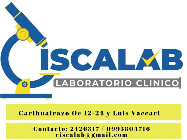 Opiniones de LABORATORIO CLINICO CISCALAB en Quito - Laboratorio