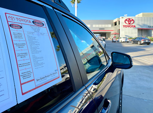 Used Car Dealer «Tustin Toyota Giant Used Car Center», reviews and photos, 44 Auto Center Dr, Tustin, CA 92782, USA