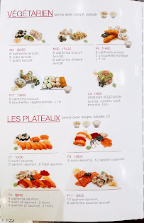 Restaurant japonais ITO SUSHI à Paris - menu / carte