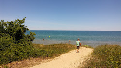 Photo of Philp County Park Beach and the settlement