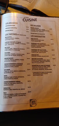 Restaurant L'Autre Petit Bois à Bordeaux - menu / carte