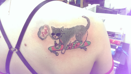 Explore ironman tattoo ideas, creative tattoo ideas in Saint Paul, available at St Paul Tattoo