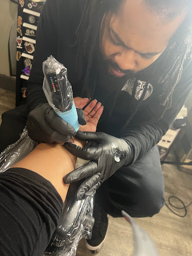 Explore evil angel tattoo ideas, creative tattoo ideas in Atlanta, available at Iron Palm Tattoos & Body Piercing Atlanta