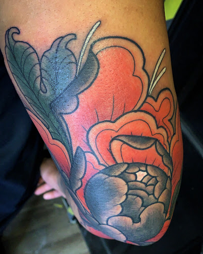 Explore cute neck tattoo ideas, creative tattoo ideas in Prescott, available at BlackGold Tattoo