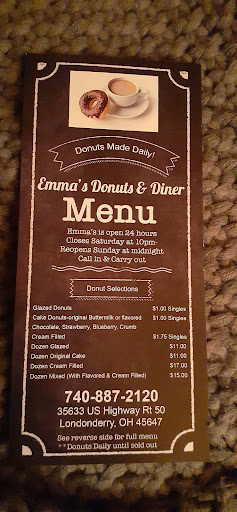 Donut Shop «Family Donut Shop», reviews and photos, 35633 US-50, Londonderry, OH 45647, USA