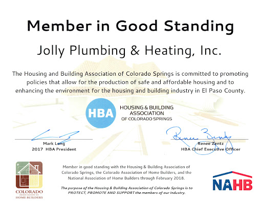 Plumber «Jolly Plumbing & Heating, Inc.», reviews and photos, 905 Yuma St, Colorado Springs, CO 80909, USA